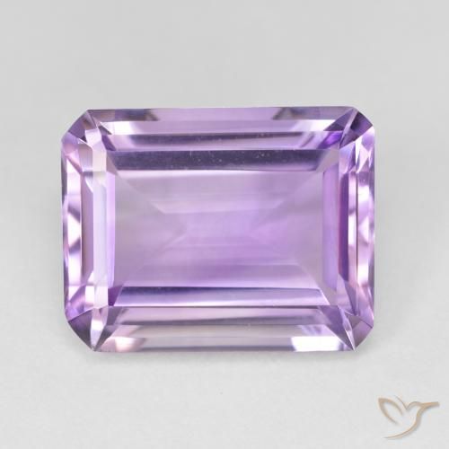 16.51ct Натуральный Ирис Вайолет Аметист, Изумрудная огранка, Полупрозрачный