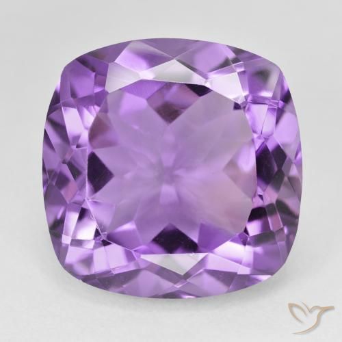 22.31ct Натуральный Глубокий пурпурно-фиолетовый Аметист, Подушка, Чистота VVS