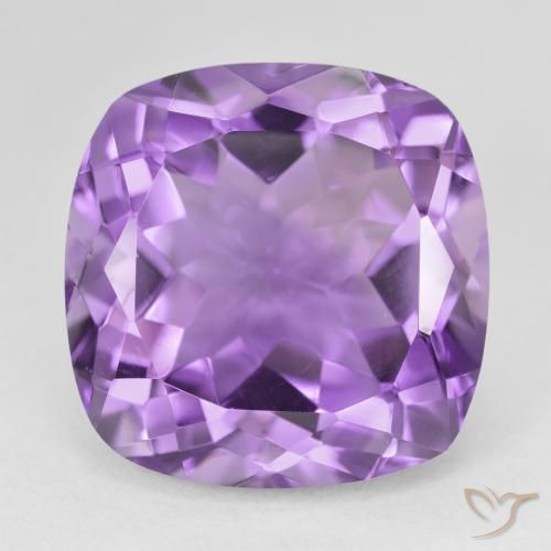 22.50ct Натуральный Средний фиолетовый Аметист, Подушка, Чистота VVS