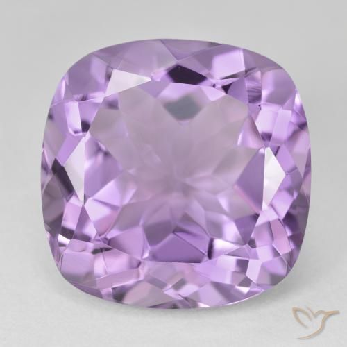 21.31ct Натуральный Средний фиолетовый Аметист, Подушка, Чистота VVS