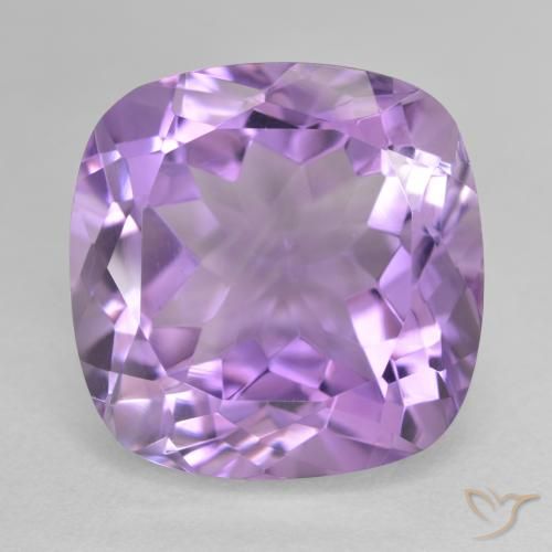 13.78ct Натуральный Темно-фиолетовый Аметист, Подушка, Чистота VVS