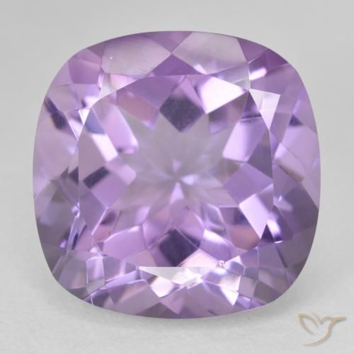 16.45ct Натуральный Средний фиолетовый Аметист, Подушка, Чистота VVS