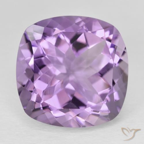 12.25ct Натуральный Средний розовый фиолетовый Аметист, Подушка, Чистота VVS