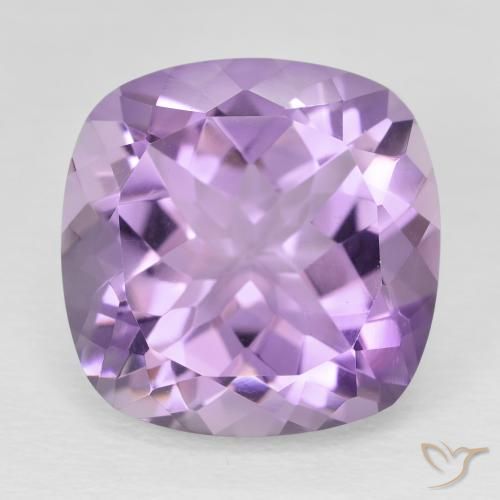 11.50ct Натуральный Розовато-фиолетовый Аметист, Подушка, Чистота VVS