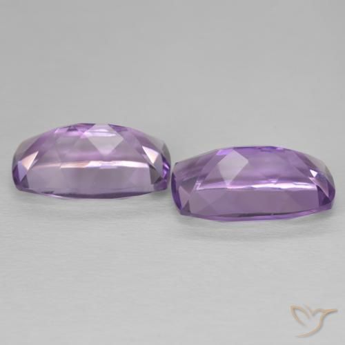 11.98 карата, натуральный Medium Light Purplish-Violet Аметист, Подушка, Чистота VVS