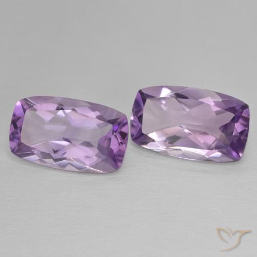 11.24 карата, натуральный Medium Light Purplish-Violet Аметист, Подушка, Чистота VVS