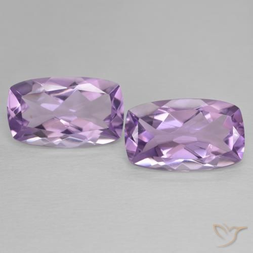 11.28ctw Натуральный Medium Light Purplish-Violet Аметист, Подушка, Чистота VVS