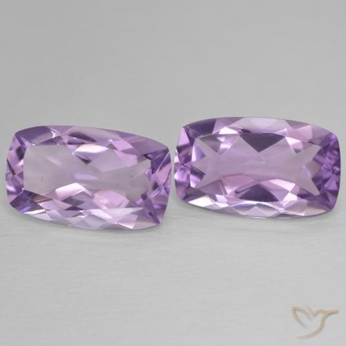 11.28 карата, натуральный Medium Light Purplish-Violet Аметист, Подушка, Чистота VVS