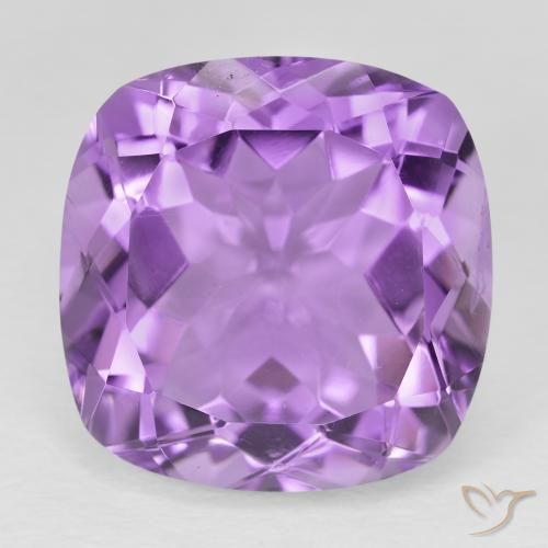 21.72ct Натуральный Средний пурпурно-фиолетовый Аметист, Подушка, VVS-VS