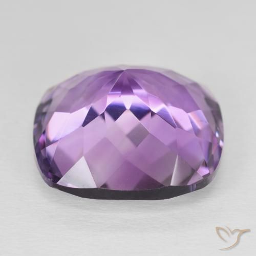 20.53 карата, натуральный Medium Light Purplish-Violet Аметист, Подушка, Чистота VS