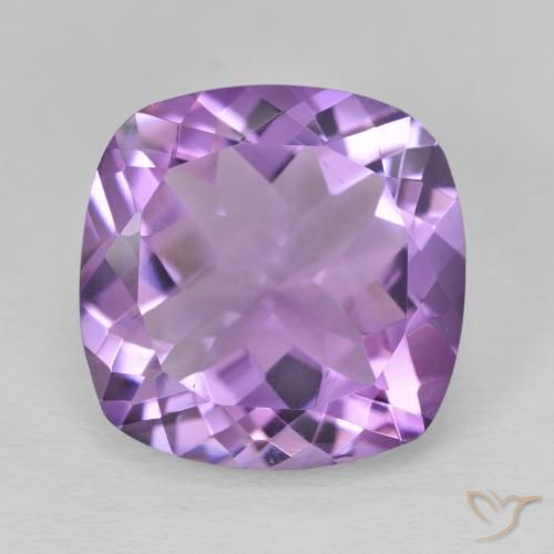 10.30ct Натуральный Темно-фиолетовый Аметист, Подушка, Чистота VVS