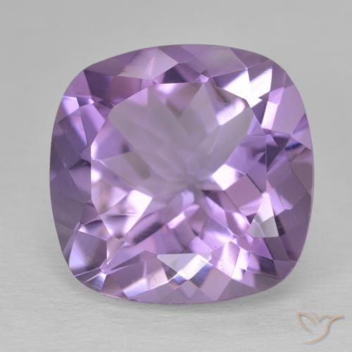 11.71ct Натуральный Темно-фиолетовый Аметист, Подушка, Чистота VS