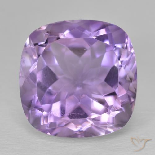13.39ct Натуральный Темно-фиолетовый Аметист, Подушка, Чистота VS
