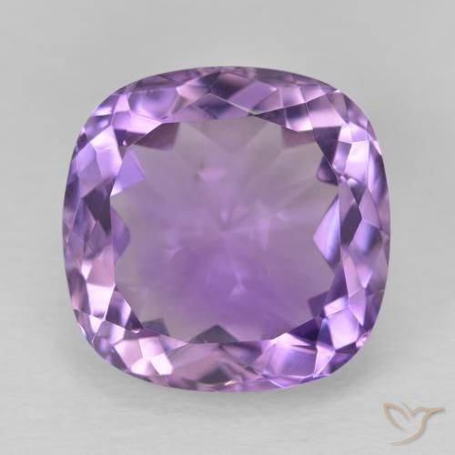 13.19ct Натуральный Средний розовый фиолетовый Аметист, Подушка, Чистота VVS