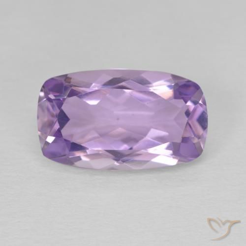 5.56ct Натуральный Темно-фиолетовый Аметист, Подушка, Чистота VVS
