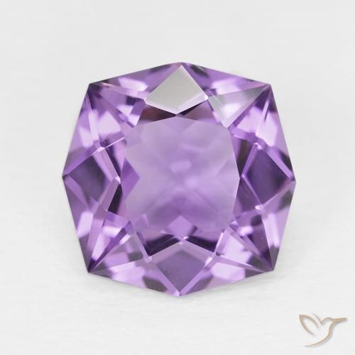4.75ct Натуральный Средний пурпурно-фиолетовый Аметист, причудливая, Чистота VS