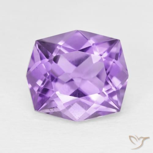 5.14ct Натуральный Темно-фиолетовый Аметист, причудливая, Чистота VS