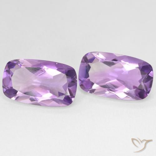 10.79 карата, натуральный Medium Light Purplish-Violet Аметист, Подушка, Чистота VS