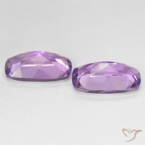10.79 карата, натуральный Medium Light Purplish-Violet Аметист, Подушка, Чистота VS