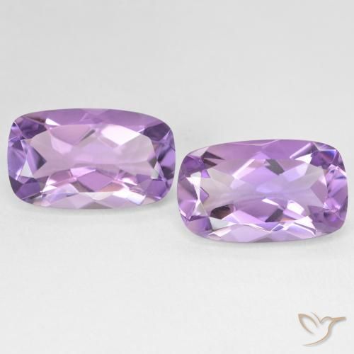 10.83ctw Натуральный Medium Light Purplish-Violet Аметист, Подушка, Чистота VS
