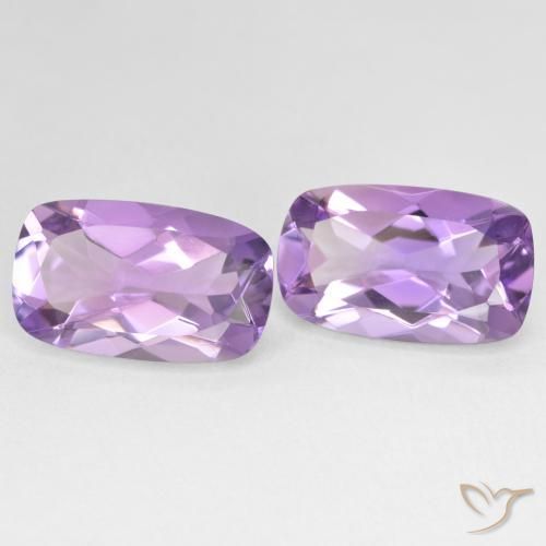 10.83 карата, натуральный Medium Light Purplish-Violet Аметист, Подушка, Чистота VS