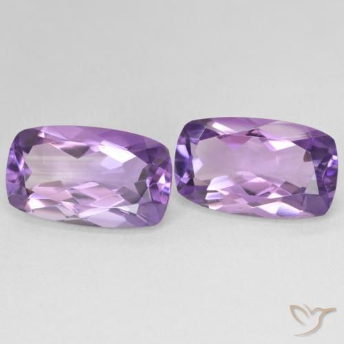 11.30 карата, натуральный Medium Light Purplish-Violet Аметист, Подушка, Чистота VS