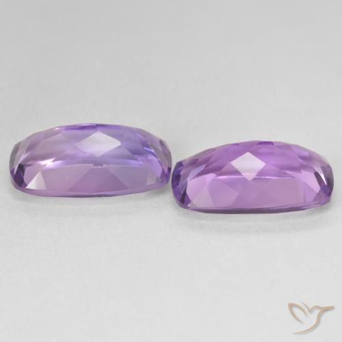 11.30 карата, натуральный Medium Light Purplish-Violet Аметист, Подушка, Чистота VS