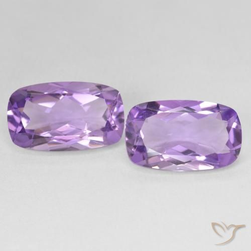 11.23ctw Натуральный Medium Light Purplish-Violet Аметист, Подушка, VVS-VS