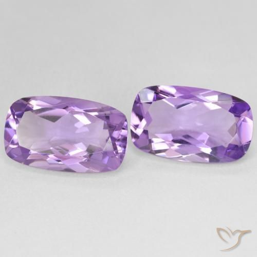 11.23 карата, натуральный Medium Light Purplish-Violet Аметист, Подушка, VVS-VS
