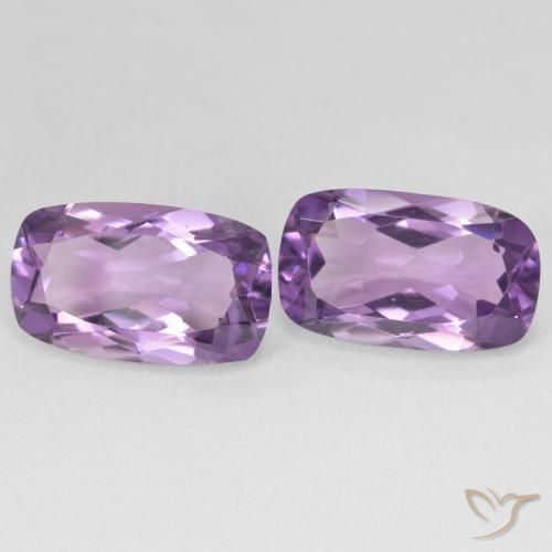 11.30 карата, натуральный Medium Light Purplish-Violet Аметист, Подушка, Чистота VVS