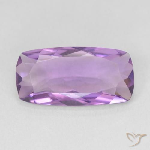 5.82ct Натуральный Medium Light Purplish-Violet Аметист, Подушка, Чистота VS