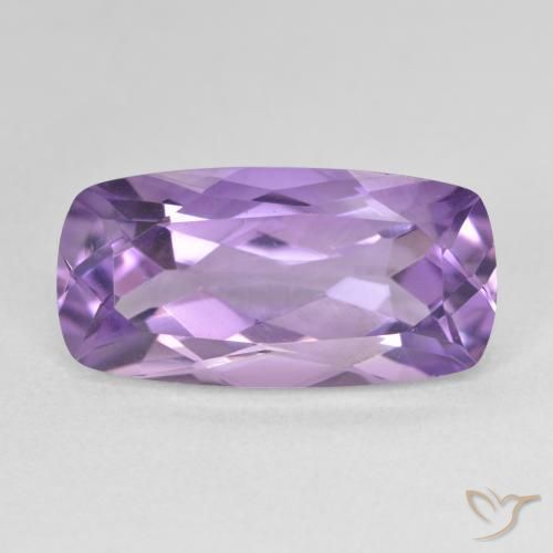 7.70ct Натуральный Средний фиолетовый Аметист, Подушка, VVS-VS