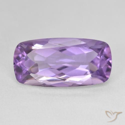 7.87ct Натуральный Розовато-фиолетовый Аметист, Подушка, VVS-VS