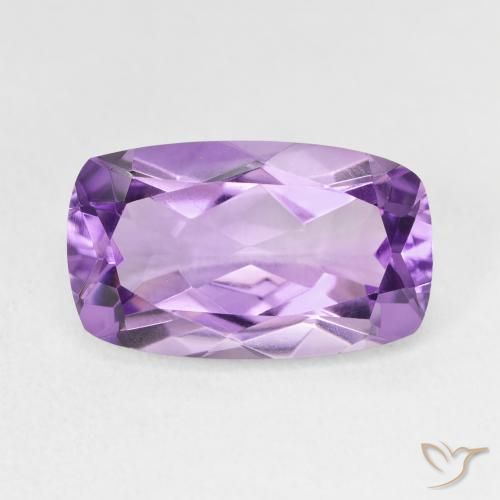 5.83ct Натуральный Пурпурно-фиолетовый Аметист, Подушка, Чистота VVS
