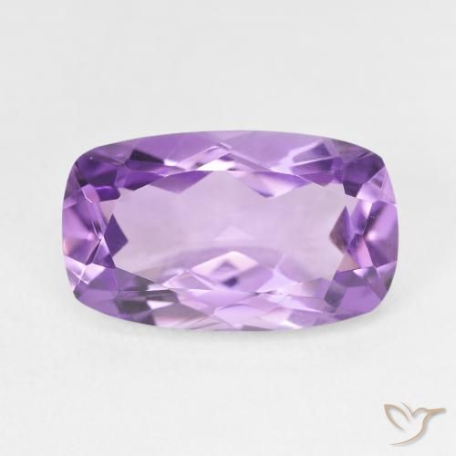 5.85ct Натуральный Пурпурно-фиолетовый Аметист, Подушка, Чистота VVS