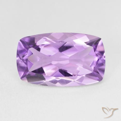 5.80ct Натуральный Пурпурно-фиолетовый Аметист, Подушка, Чистота VVS