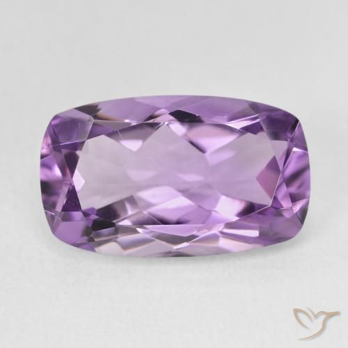 5.53ct Натуральный Баклажан Фиолетовый Аметист, Подушка, Чистота VVS