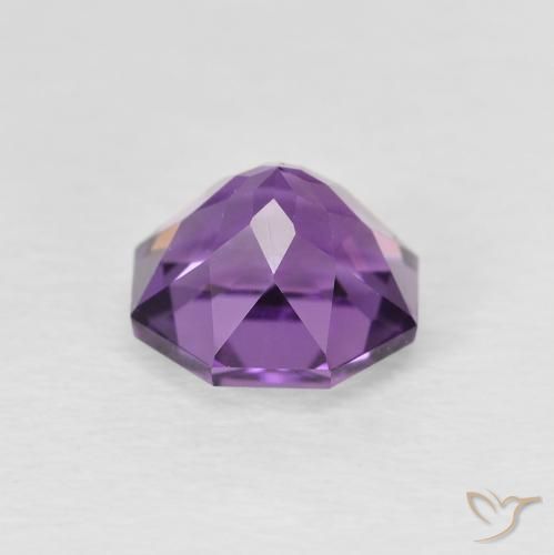 1.29 карата, натуральный Medium Light Purplish-Violet Аметист, Октагон / Изумрудная Огранка, Чистота VVS