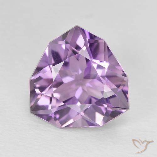 4.70ct Натуральный Средний фиолетовый Аметист, Триллион, VS-SI