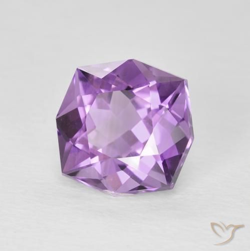 3.07 карата, натуральный Medium Light Purplish-Violet Аметист, причудливая, Чистота VS