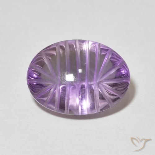 9.70ct Натуральный Средний фиолетовый Аметист, Овал, Прозрачный