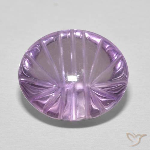 9.08ct Натуральный Ирис Вайолет Аметист, Овал, Прозрачный