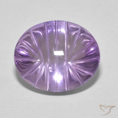 8.79ct Натуральный Ирис Вайолет Аметист, Овал, Прозрачный