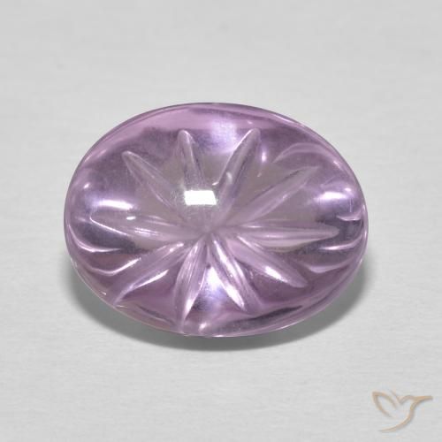 4.84ct Натуральный Маджента Аметист, Овал, Прозрачный