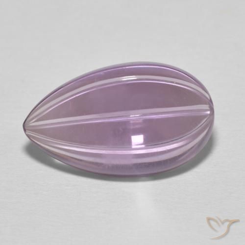 6.08ct Натуральный Сангрия Фиолетовая Аметист, Форма груши, Прозрачный