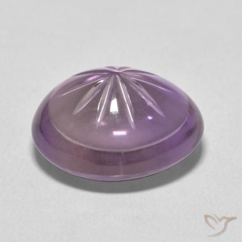 10.21 карата, натуральный Medium Light Purplish-Violet Аметист, Овал, Прозрачный