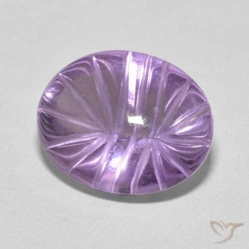 8.66 карата, натуральный Medium Light Purplish-Violet Аметист, Овал, Прозрачный