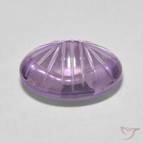 8.66 карата, натуральный Medium Light Purplish-Violet Аметист, Овал, Прозрачный