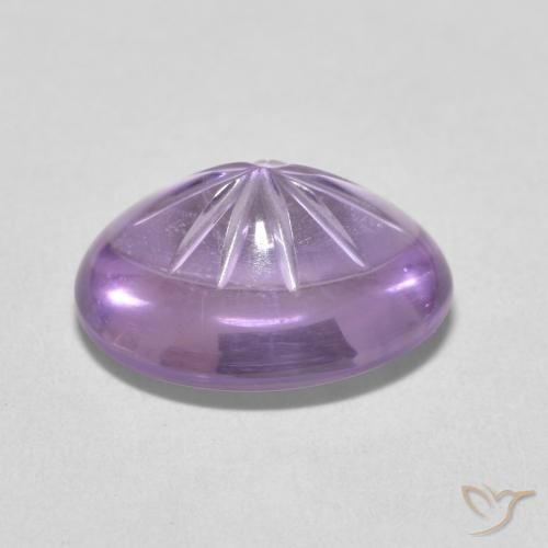 5.74 карата, натуральный Medium Light Purplish-Violet Аметист, Овал, Прозрачный