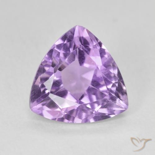2.88ct Натуральный Средний фиолетовый Аметист, Триллион, Чистота VS